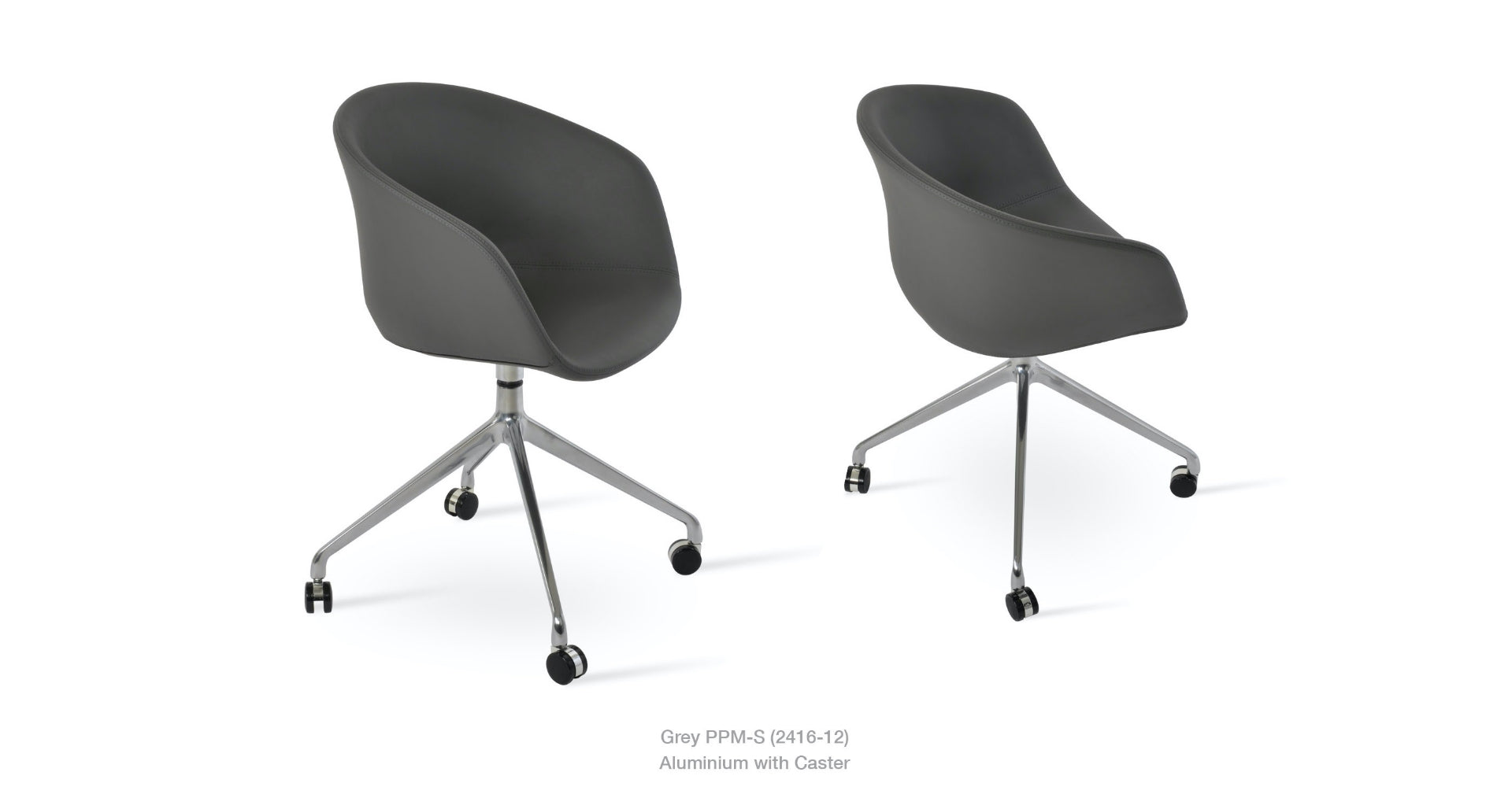 Tribeca Spider Swivel Chair - comfortable seating for dining and office spaces | Image 21 | InSTYLE Home & Rugs