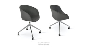 Tribeca Spider Swivel Chair - comfortable seating for dining and office spaces | Image 21 | InSTYLE Home & Rugs