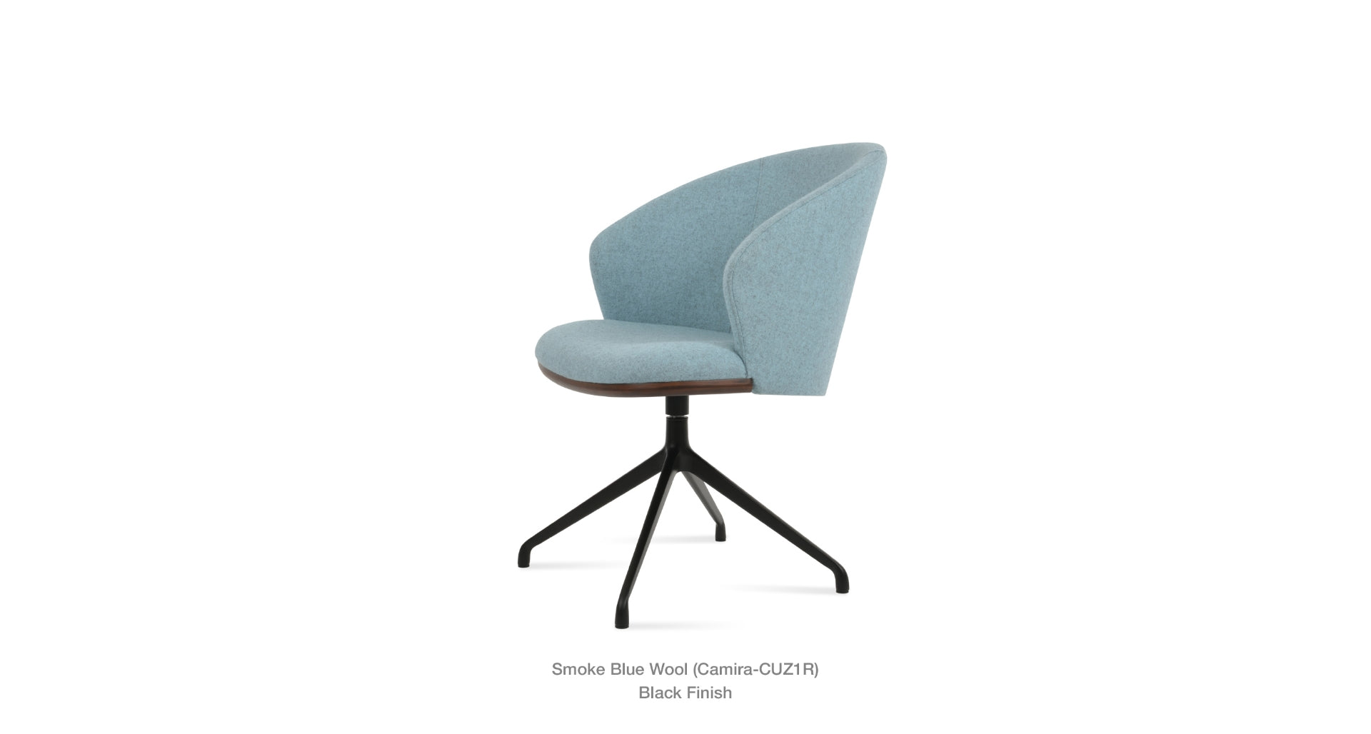 Athena Spider Swivel Chair - comfortable seating for dining and office spaces | Image 23 | InSTYLE Home & Rugs