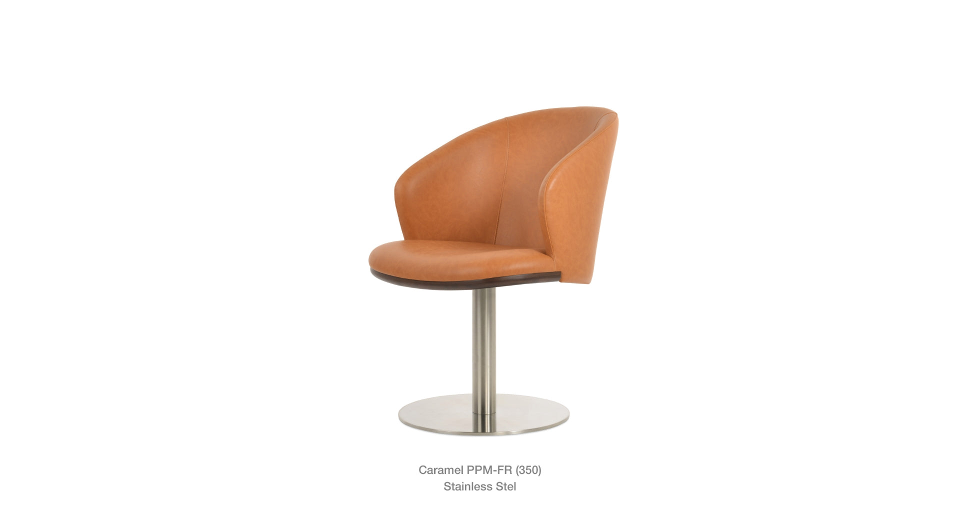 Athena Round Swivel Chair - comfortable seating for dining and office spaces | Image 11 | InSTYLE Home & Rugs