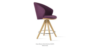 Athena Pyramid Swivel Stools - available in various heights | Image 9 | InSTYLE Home & Rugs
