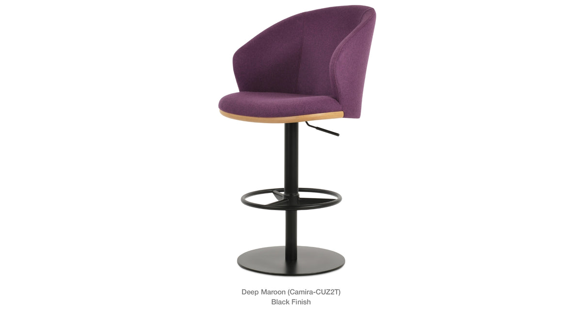 Athena Piston Stool - compact and stylish design | Image 9 | InSTYLE Home & Rugs