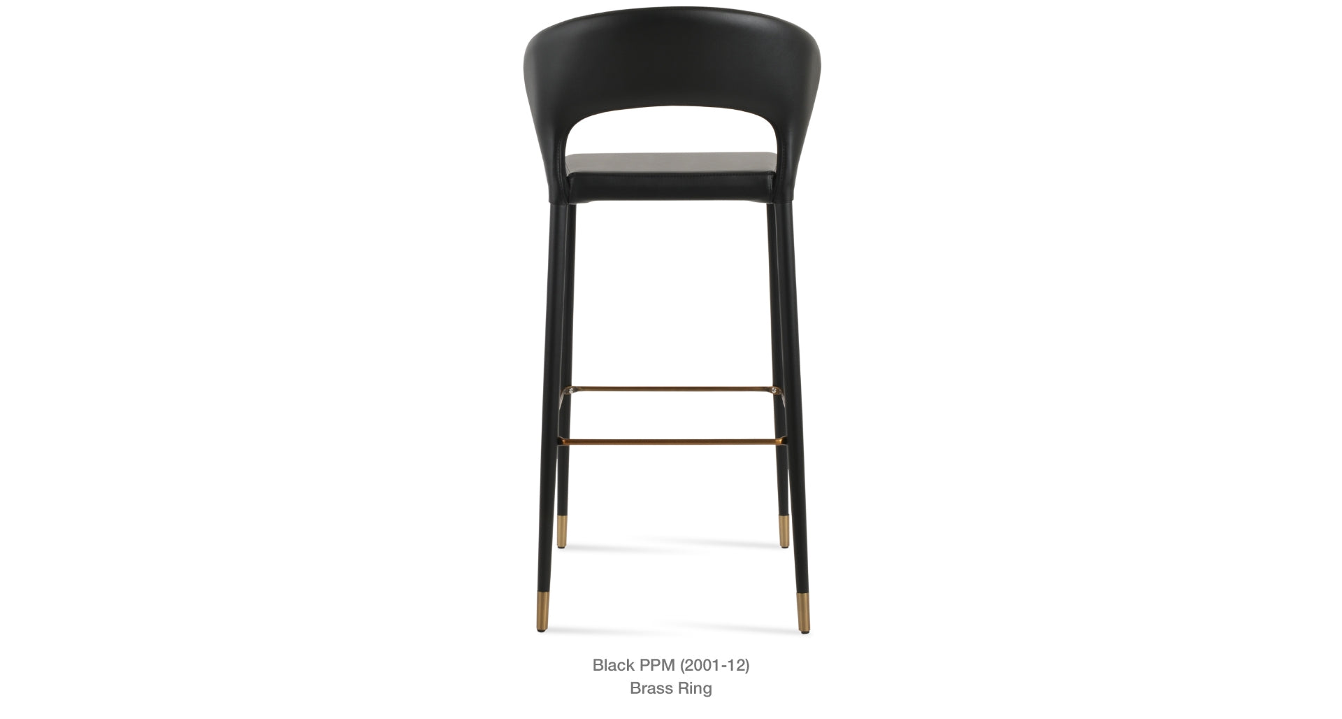 Prada Stool Full Uph. - compact and stylish design | Image 1 | InSTYLE Home & Rugs