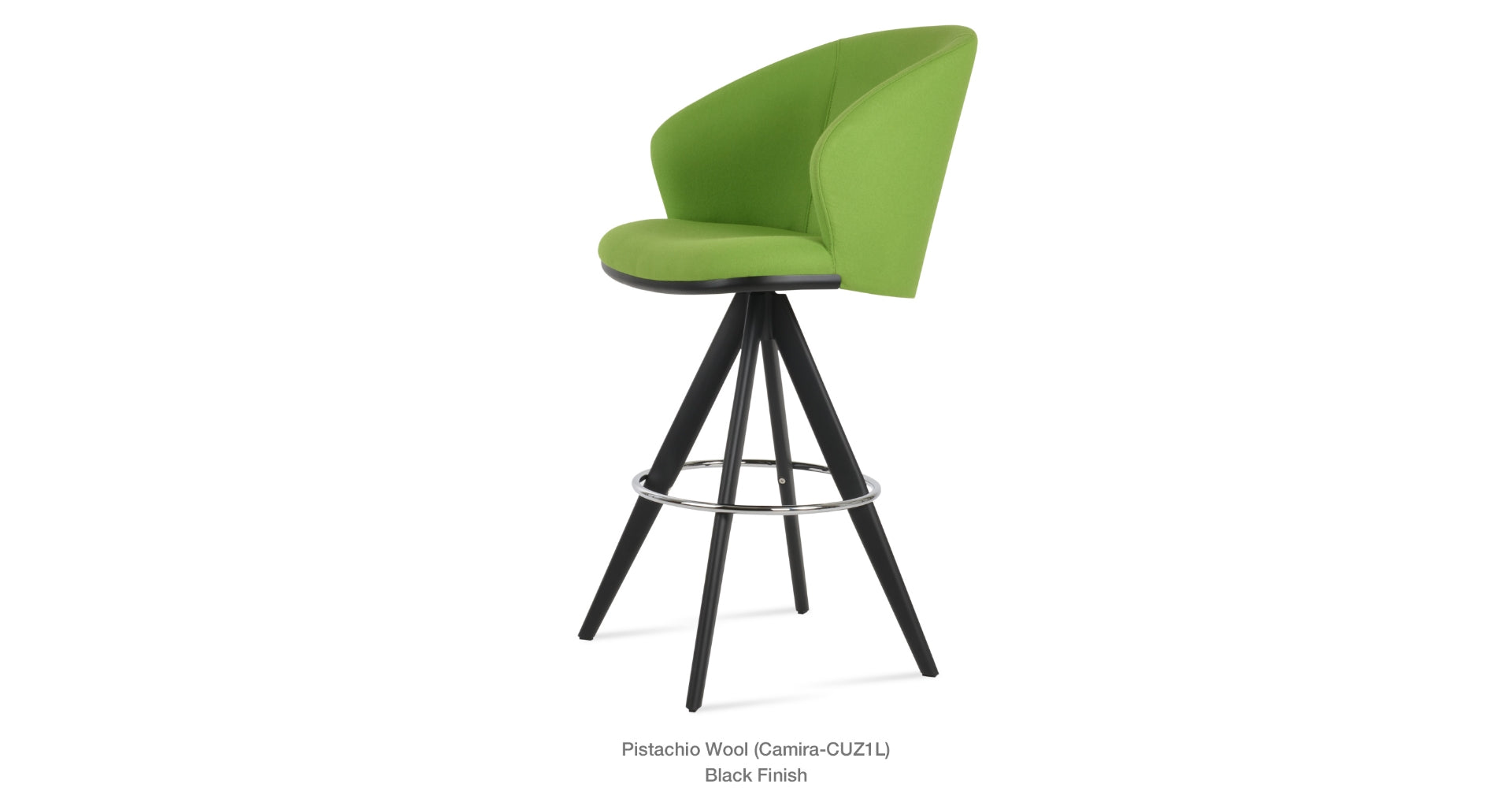 Athena Pyramid MW Swivel Stools - available in various heights | Image 7 | InSTYLE Home & Rugs