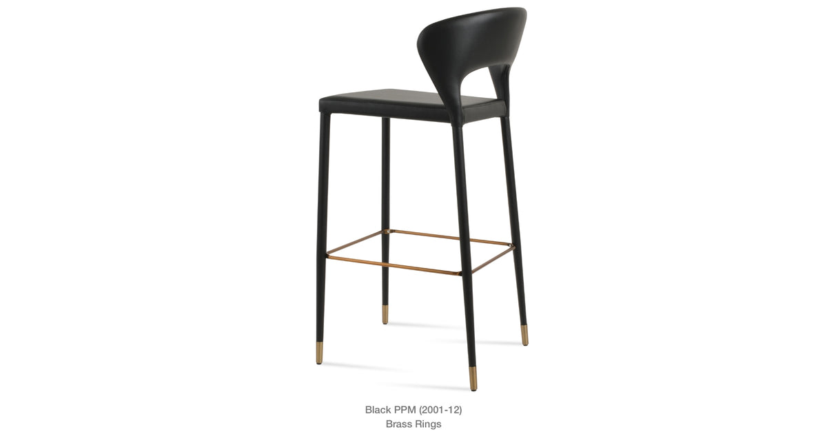 Prada Stool Full Uph. - compact and stylish design | Image 4 | InSTYLE Home & Rugs
