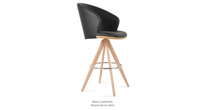 Athena Pyramid MW Swivel Stools - available in various heights | Image 15 | InSTYLE Home & Rugs