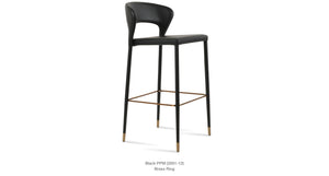 Prada Stool Full Uph. - compact and stylish design | Image 9 | InSTYLE Home & Rugs