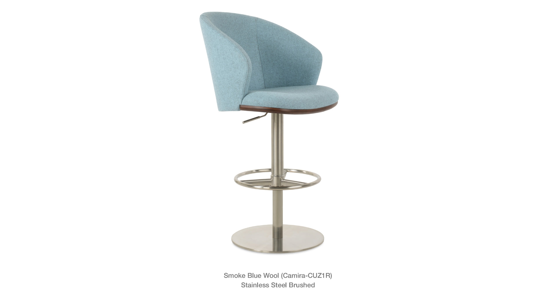 Athena Piston Stool - compact and stylish design | Image 10 | InSTYLE Home & Rugs