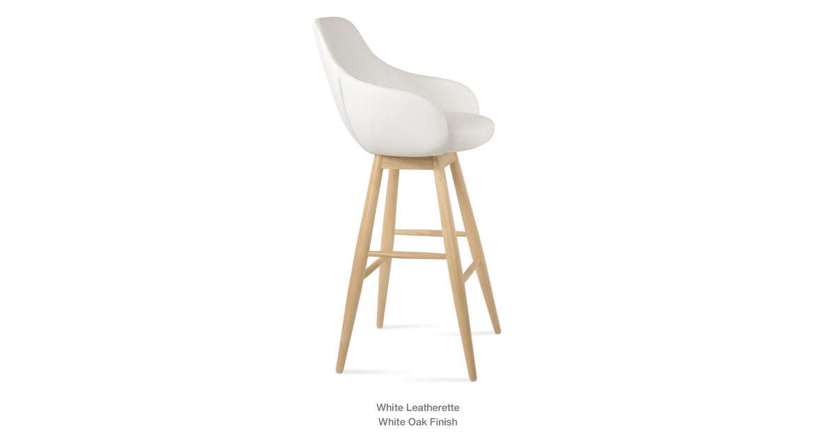 Gazel Arm PR Wood Stools - available in various heights | Image 14 | InSTYLE Home & Rugs
