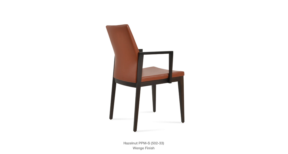 Pasha Wood Armchair - upholstered armchair with padded comfort | Image 25 | InSTYLE Home & Rugs