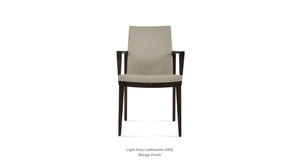 Pasha Wood Armchair - upholstered armchair with padded comfort | Image 14 | InSTYLE Home & Rugs