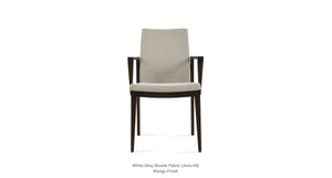 Pasha Wood Armchair - upholstered armchair with padded comfort | Image 39 | InSTYLE Home & Rugs