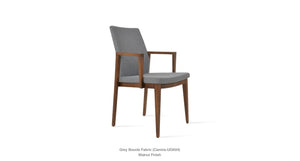 Pasha Wood Armchair - upholstered armchair with padded comfort | Image 41 | InSTYLE Home & Rugs