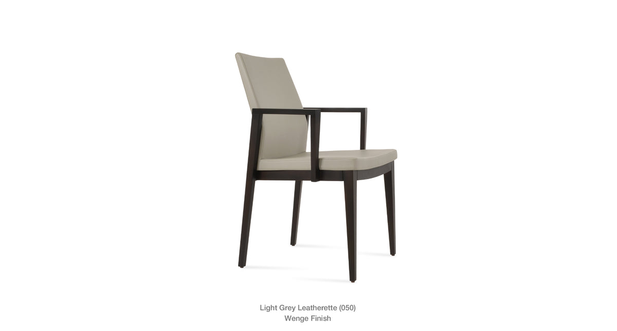 Pasha Wood Armchair - upholstered armchair with padded comfort | Image 33 | InSTYLE Home & Rugs