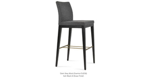 Aria Wood Stools - available in various heights | Image 4 | InSTYLE Home & Rugs