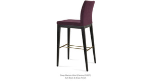 Aria Wood Stools - available in various heights | Image 9 | InSTYLE Home & Rugs