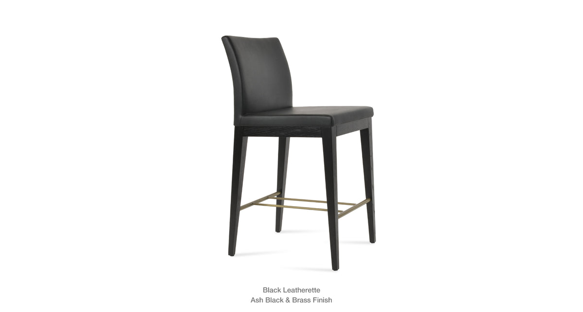 Aria Wood Stools - available in various heights | Image 5 | InSTYLE Home & Rugs