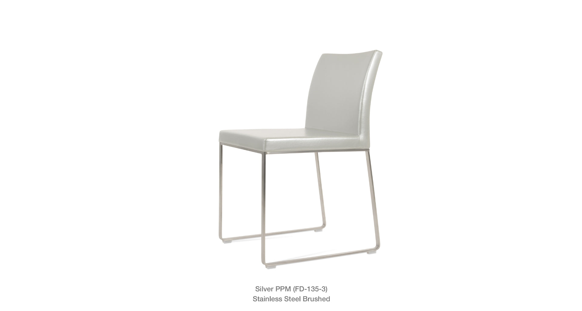 Aria Sled Chair - stylish chairs for any table | Image 4 | InSTYLE Home & Rugs