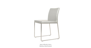 Aria Sled Chair - stylish chairs for any table | Image 4 | InSTYLE Home & Rugs