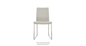 Pasha Sled Chair - elegant seating for dining areas | Image 82 | InSTYLE Home & Rugs