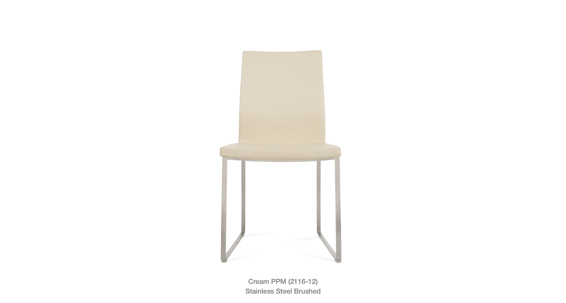 Pasha Sled Chair - elegant seating for dining areas | Image 101 | InSTYLE Home & Rugs