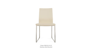 Pasha Sled Chair - elegant seating for dining areas | Image 101 | InSTYLE Home & Rugs