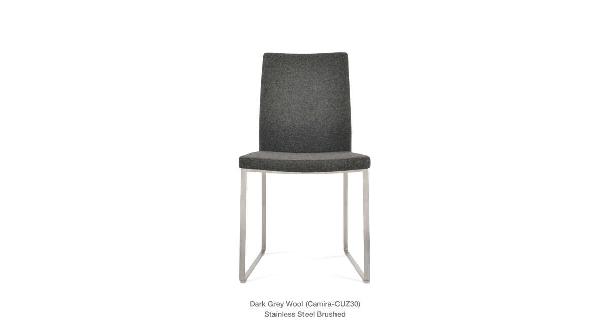 Pasha Sled Chair - elegant seating for dining areas | Image 84 | InSTYLE Home & Rugs