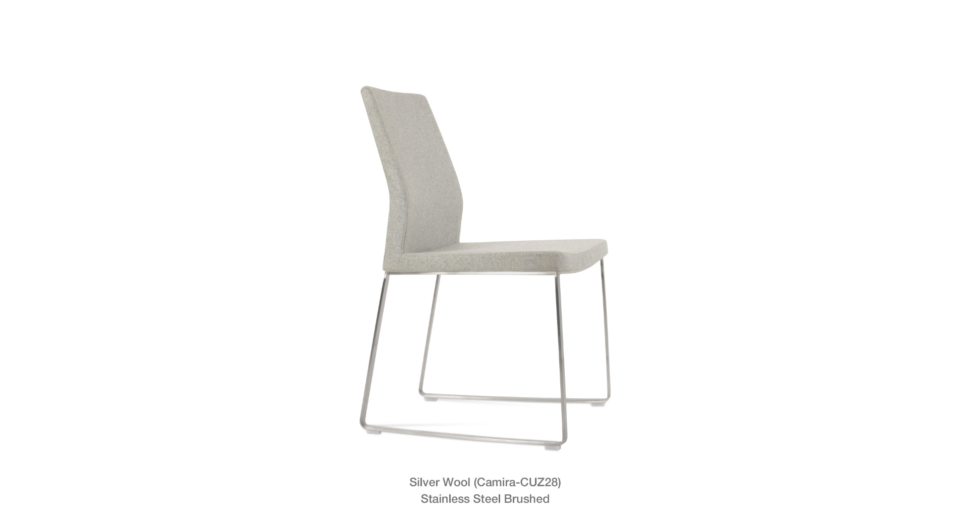 Pasha Sled Chair - elegant seating for dining areas | Image 95 | InSTYLE Home & Rugs