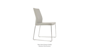 Pasha Sled Chair - elegant seating for dining areas | Image 95 | InSTYLE Home & Rugs