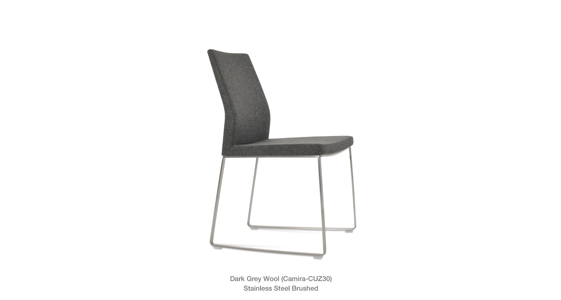 Pasha Sled Chair - elegant seating for dining areas | Image 76 | InSTYLE Home & Rugs