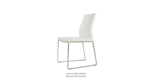 Pasha Sled Chair - elegant seating for dining areas | Image 97 | InSTYLE Home & Rugs