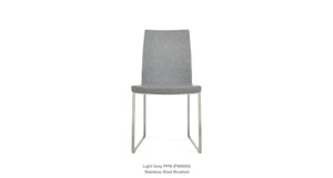 Pasha Sled Chair - elegant seating for dining areas | Image 131 | InSTYLE Home & Rugs