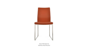 Pasha Sled Chair - elegant seating for dining areas | Image 139 | InSTYLE Home & Rugs