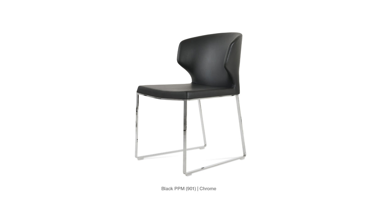 Amed +(PLUS) Sled Chair - stylish chairs for any table | Image 25 | InSTYLE Home & Rugs