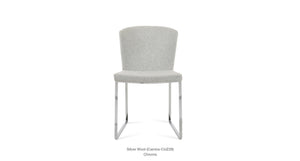 Capri Sled Chair - elegant seating for dining areas | Image 3 | InSTYLE Home & Rugs