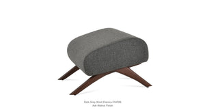 Barcelona X Wood Ottoman - comfortable ottoman for any room | Image 7 | InSTYLE Home & Rugs