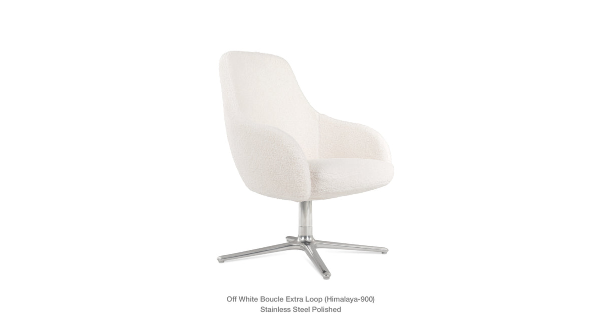 Gazel Arm Oval Swivel Lounge - | Image 11 | InSTYLE Home & Rugs