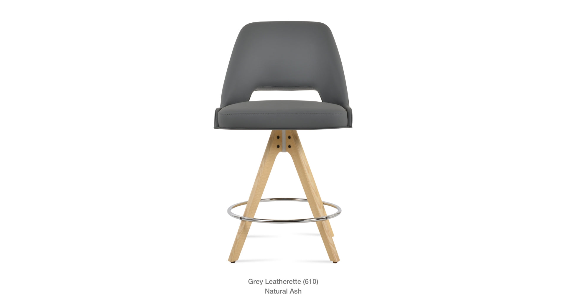 Marash Pyramid Swivel Stool - perfect for small spaces | Image 10 | InSTYLE Home & Rugs