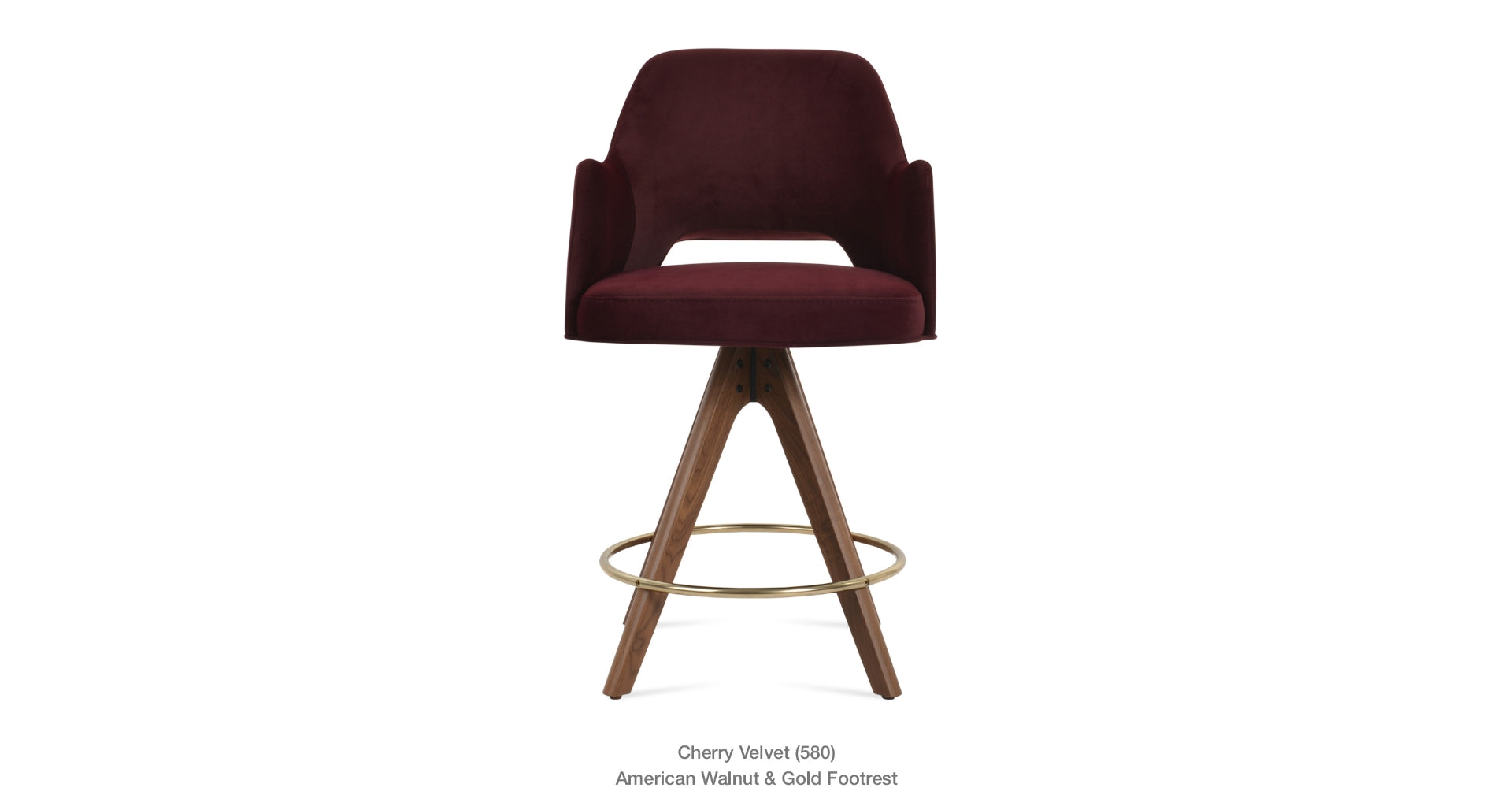 Marash Arm Pyramid Swivel Stool - compact and stylish design | Image 11 | InSTYLE Home & Rugs