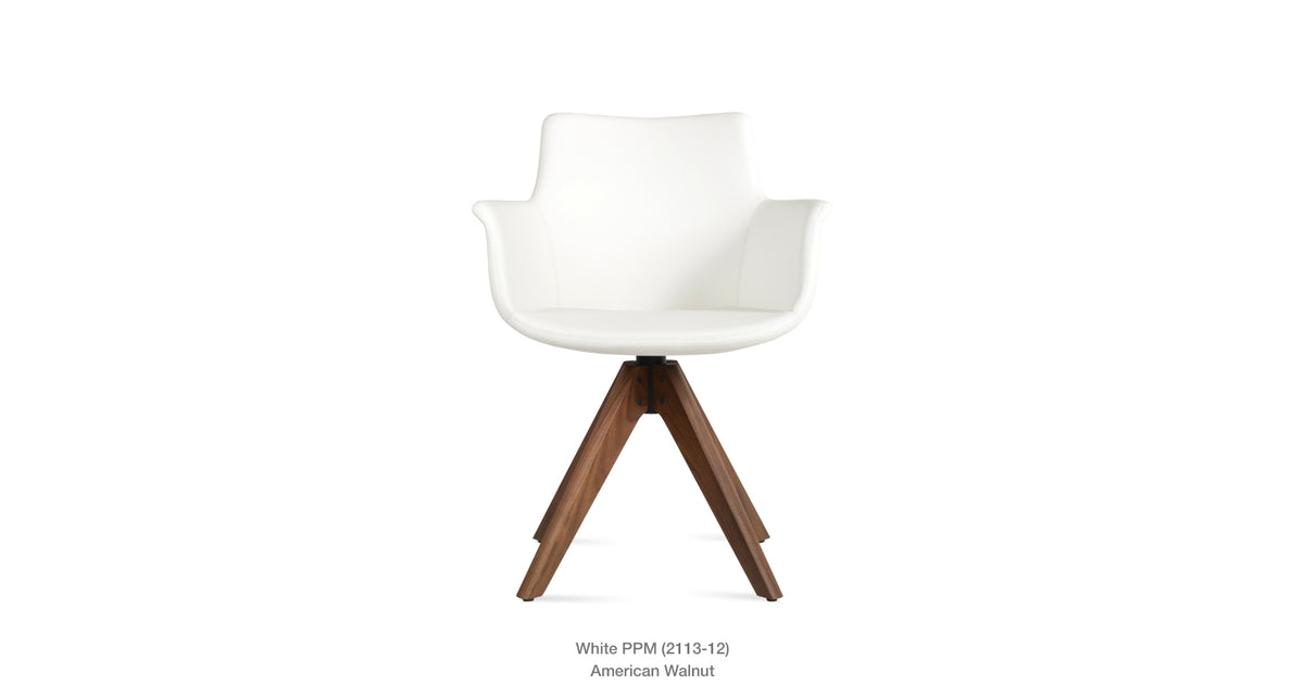 Bottega Pyramid Swivel Chair - durable construction for long-lasting use | Image 26 | InSTYLE Home & Rugs