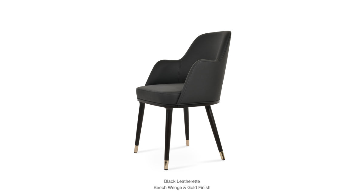 Marash Arm Wood Full Frame Chair - comfortable seating for dining and office spaces | Image 10 | InSTYLE Home & Rugs
