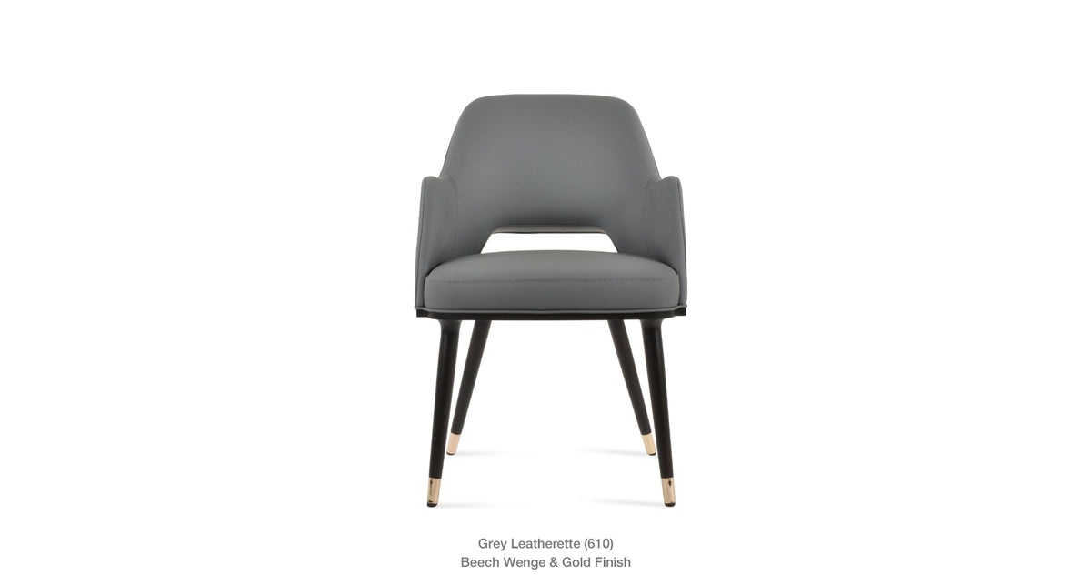 Marash Arm Wood Full Frame Chair - comfortable seating for dining and office spaces | Image 5 | InSTYLE Home & Rugs