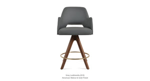 Marash Arm Pyramid Swivel Stool - compact and stylish design | Image 13 | InSTYLE Home & Rugs