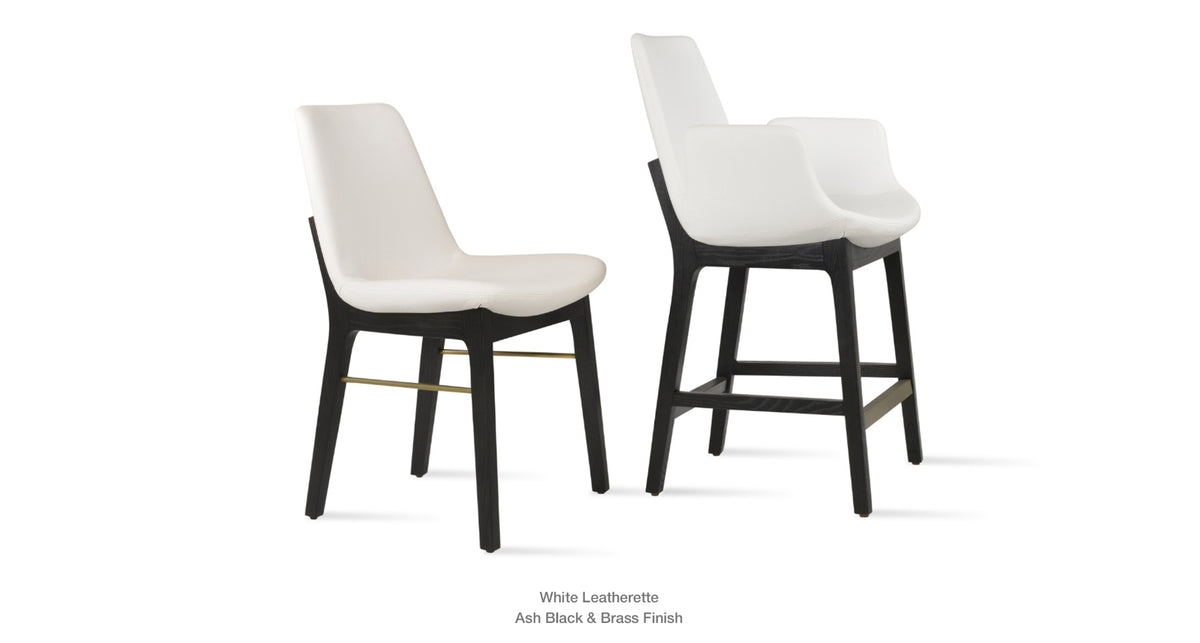 Eiffel Arm HB Wood Stools - compact and stylish design | Image 7 | InSTYLE Home & Rugs