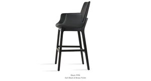 Eiffel Arm HB Wood Stools - compact and stylish design | Image 2 | InSTYLE Home & Rugs