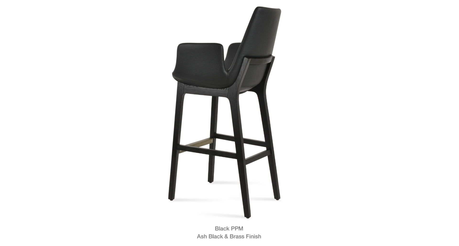 Eiffel Arm HB Wood Stools - compact and stylish design | Image 3 | InSTYLE Home & Rugs