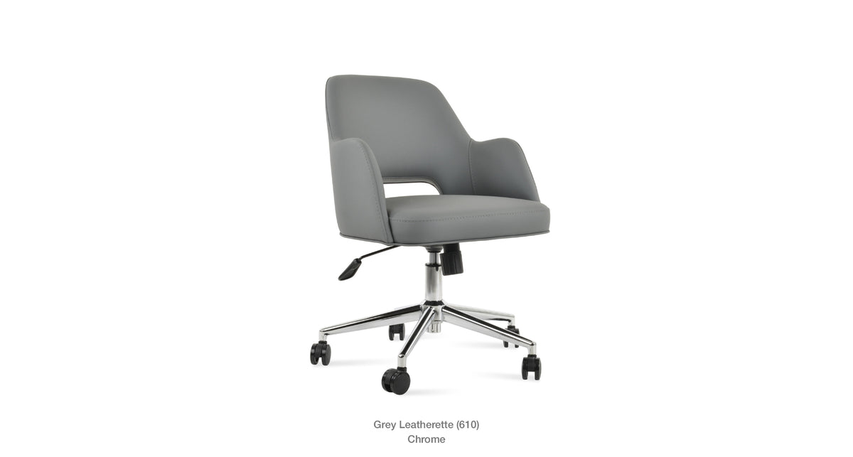 Marash Arm Office Chair - durable construction for long-lasting use | Image 3 | InSTYLE Home & Rugs