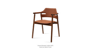 Genoa Wood Armchair - modern accent armchair for stylish interiors | Image 3 | InSTYLE Home & Rugs