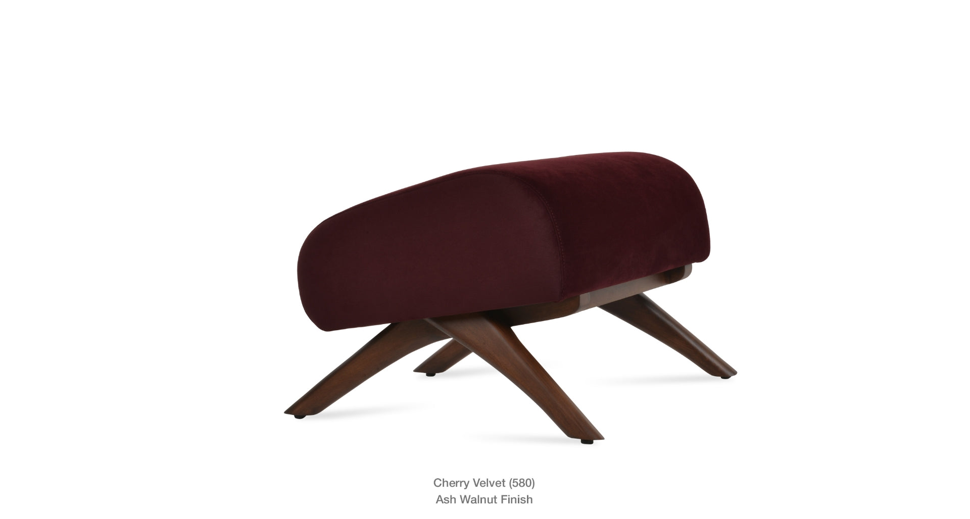 Barcelona X Wood Ottoman - comfortable ottoman for any room | Image 9 | InSTYLE Home & Rugs