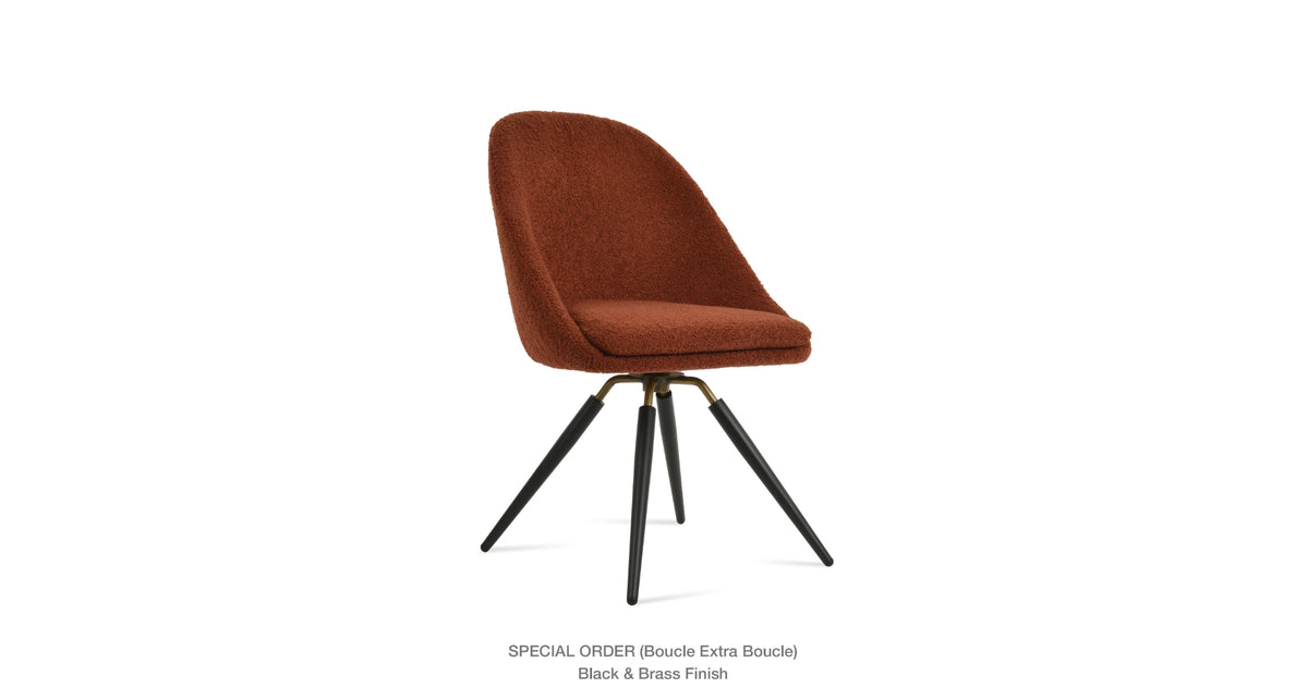Avanos Carrot Swivel Chair - comfortable seating for dining and office spaces | Image 20 | InSTYLE Home & Rugs